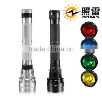 Most powerful hid flashlight torch light rechargeable battery brightest flashlight with CE certificate