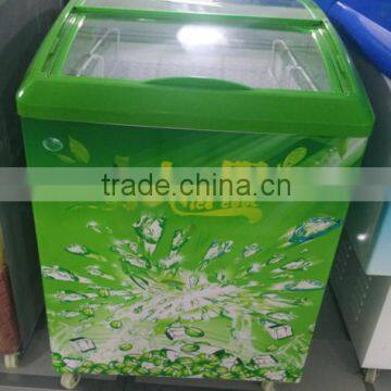 200L Sliding Glass Doors Ice Cream Display Chest Freezer photo-3