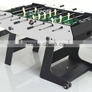 New style folding kicker foosball table with wheels