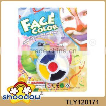 Model Of Geometric Shapes Halloween Colorful Cheap Face Paint Card