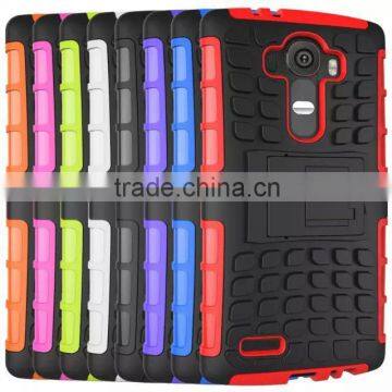 For LG G4 Smartphone Case Cover, PC Silicone Shockproof Stand Case for LG G4 Mobile Phone photo-5