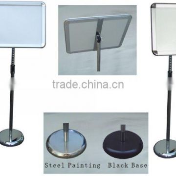 Steel painting , aluminium stand poster