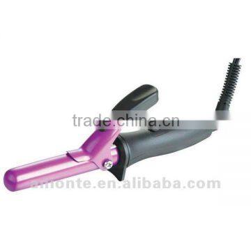 Mini hair curling iron with Ceramic coated barrel