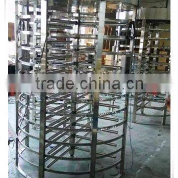 Promotion price security turnstile gate access control rfid full height turnstile with bar code ticket