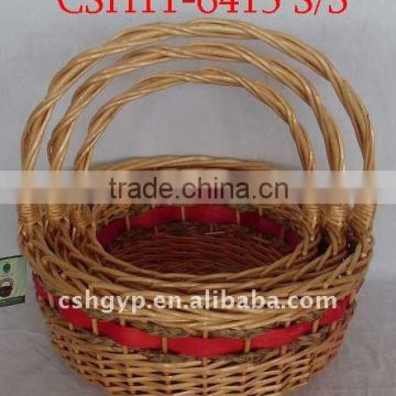 willow basket set of 3