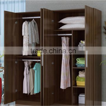 Simple design bedroom furniture wood wardrobe