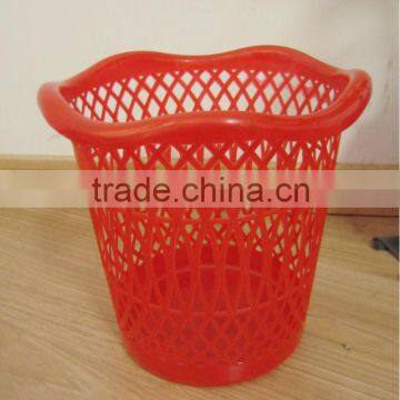 high quality new design flower plastic dustbin injection mould