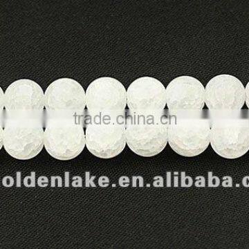 Cracked Crystal Gemstone Loose Beads