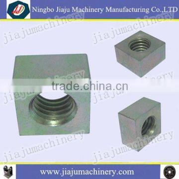 Square head nut with thread inside made by Ningbo Jiaju / bolt and nut / wheel nut