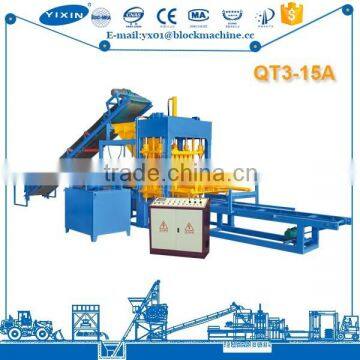 Automatic cement brick making machine in running video