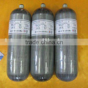 Fully wrapped carbon glass aluminum lined cylinder