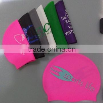 Adult funny swimming caps,Printing silicone swim caps,silicone swim caps