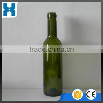 375ML GLASS WINE BOTTLE WITH CORK