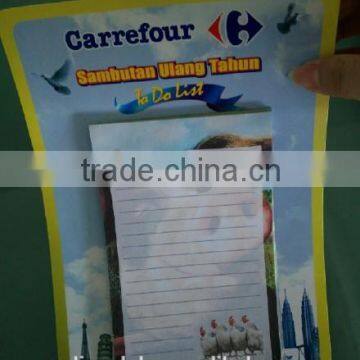 OEM Custom Cheap Shopping List Fridge Magnet