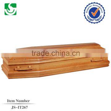 Italian simple funeral coffin beds with handle from China