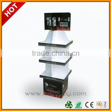 halloween store pop display rack , cardboard display shelf ,hair drier paper display stand for chain store retail