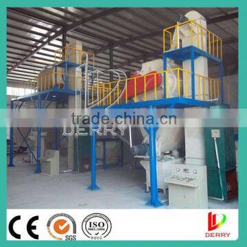 High strong horizontal paddle dry mortar mixer plant