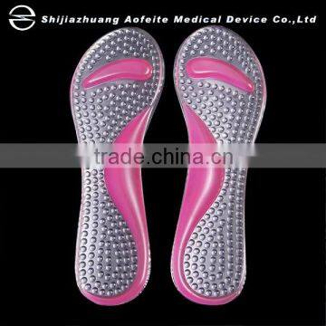 Foot care For shoe Unisex Silicone insole With Arch Support