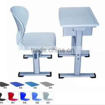 Adjustable single student desk and chair XG-207