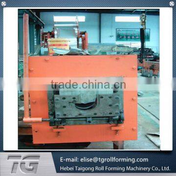 China Supplier High Speed Half Round Gutter Roll Forming Machine For Water Round Gutter With PLC Control System photo-1