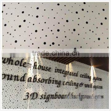 irregular hole perforated gypsum board