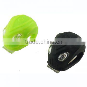 Silica gel bicycle light road bikes flash led light torch led headlight