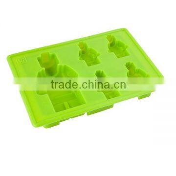 FDA /LFGB Lego Building Bricks Designed Silicone Ice Cube Tray and Candy Molds