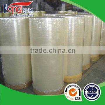 Semi-finished bopp clear adhesive jumbo roll tape