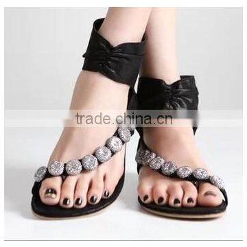 2014 Pretty Steps women ladies beach beads fashion slipper