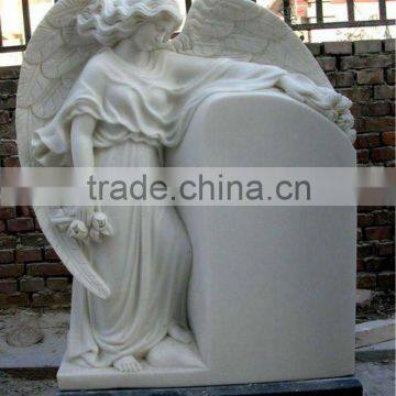 White Marble Tombstone