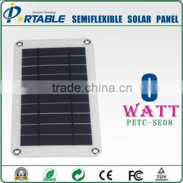 High quality 8W Flexible solar panel home designs