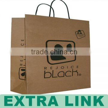 Extra Link custom shopping/gift/bakery cheap handle kraft paper bag