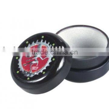 Round shape tinplate Jewelry box