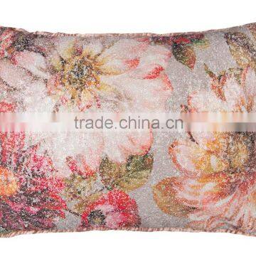 ROMY DIGITAL PRINTED SEQUINED DECORATIVE CUSHION