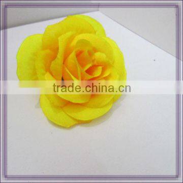 mini craft silk flowers head,fresh black rose flower(AM-F-48)