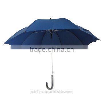 Blue plain automatic rain umbrella