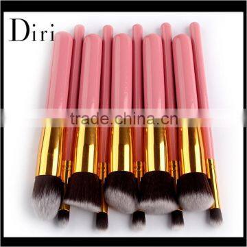 Daily use personalized makeup cosmetic artist brush set synthetic hair for lady