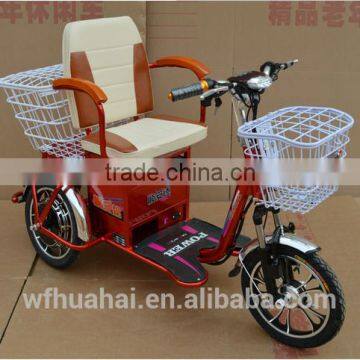 3 Wheeler rickshaw passenger tricycle for the disabled