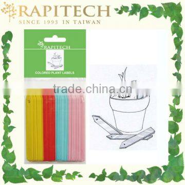 4 Inch Plastic Assorted Colored Plant Label