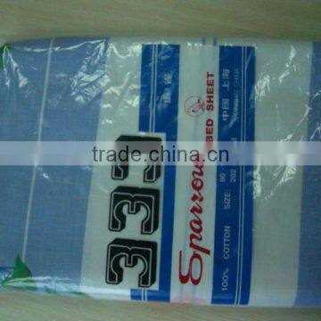 100% cotton printed bed sheet