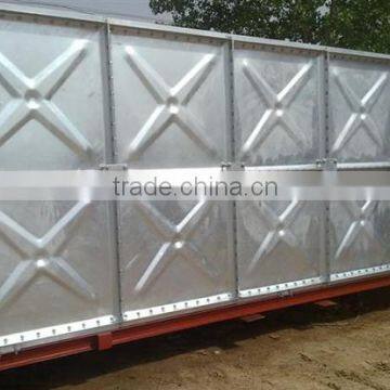 galvanized steel 1000 liter water tank for storage of irrigation water