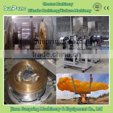 Automatic Extruded Corn Grits Kurkure Snacks Extruder Machine