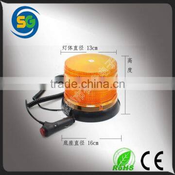 Magnetic Led Flashing Strobe Light12v Rotating Led Beacon Amber photo-2