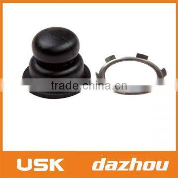 Black primer bulb with clamp for lawn mower