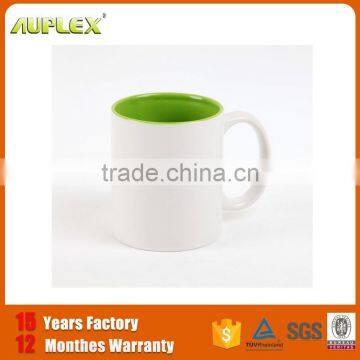 Auplex Guangdong Ceramic Sublimation Inner Colorful Mug With Printing Coating photo-4