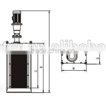 wastewater treatment plant by double drum grinder