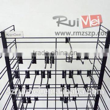 Metal Mobile 4 Sides Demountable Shoes Display Rack photo-4