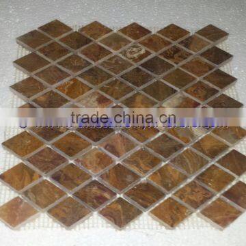 Amazing New Style BROWN GOLDEN ONYX MOSAIC TILES COLLECTIONS photo-2