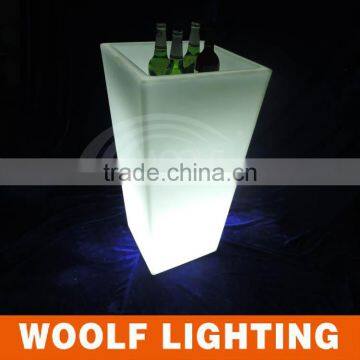 Charming Garden Square Waterproof LED Lighting Glow Flower Pot photo-2