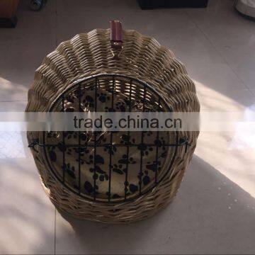100% Handmade Wicker Cat Basket Cat Carry Basket Wholesale